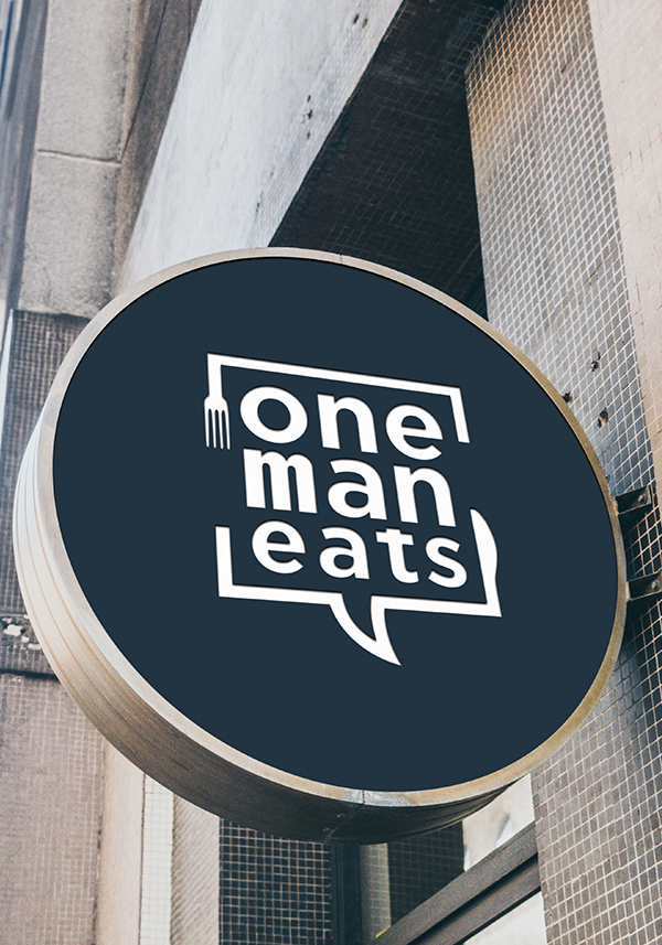 Logo for One Man Eats